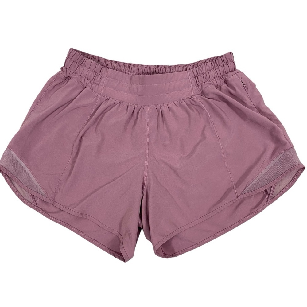 Lululemon Hotty Hot Short II *Long 4" Jubilee Mauve Pink Size 8 Long